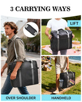 BS-VOG Carrying Bag for Ninja Slushie Machine FS301 & FS300, Portable Travel Tote Storage Bag with Front-Opening Design for Frozen Drink Maker, Thick Padded Protector for Machine Accessories