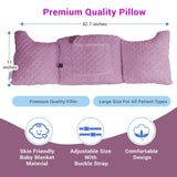 Zomaple Mastectomy Pillow - Post Surgery Pillow, Mastectomy Recovery Must Haves, Breast for After Heart Surgery, Reduction & Augmentation Patients Sleeping, Recovery Seatbelt Protection-Surgery Gift