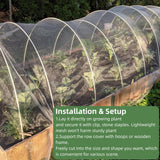 Garden Netting for Raised Beds, 10 ft x 33 ft Ultra Fine Mesh Mosquito Net Pest Barrier Bird Bug Insect Netting for Garden Greenhouse, Plant Row Cover for Protect Vegetables Fruits Flowers Trees