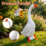 vchin Large Porch Goose Statue, 23 inch Large Porch Goose Statue, Suitable for Porch, Balcony, Courtyard, Garden, Lawn Decor Unique Housewarming Gift