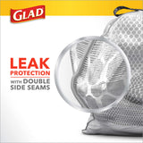 Glad Tall Kitchen Trash Bags 13 Gallon, Gain Original Garbage Bags, Odorshield with Drawstring, 80 Count