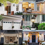 TJOY Dusk to Dawn Light Bulbs Outdoor, Light Sensor LED Light Bulb, Automatic on/Off Photocell Bulb for Outdoor Porch Lighting, 60W Equivalent, Energy Efficient 9W, Soft White 2700K,E26 Base, 4 Pack