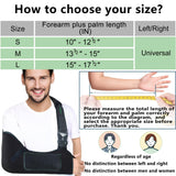 KONSEDIK Arm Shoulder Sling for Men and Women,Porous comfort Medical Sling with Pocket Shoulder Pad for Rotator Cuff Injury,Support for Arm,Wrist, Elbow,Clavicle Fracture Post-Surgery(Black,Large)