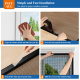 Customizable Pet Proof Window Screen Replacement White, Best Vinyl Coated Polyester Dog Cat Resistant Heavy Duty, Mesh Net Netting Curtain Wire Good Repair for Patio/Porch/Sliding/DIY/Big Pets Owners