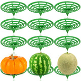 Pumtus 12 Pack Melon Cradles, Plastic Pumpkin Support, Squash Protector Stand, Watermelon Support Plant Trellis, Melon Holder Growing Frame, Protector for Watermelon, Squash, Pumpkin