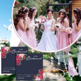 Yinkin 6 Pcs Bridesmaid Jewelry Set Necklace Earring Bracelet,Fresh