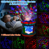 Tsomtto Toddler Toys Ocean Projector Rotating Musical Learning Toys