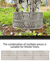 Aulock 10pcs Plastic Tree Trunk Protectors, Easy Flexible Guards
