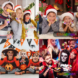 OLUPP 150 Pcs Light Up Rings, Glow In The Dark Party Supplies, 6 Style Flashing Glow In The Dark Rings for Adults & Kids, LED Ring for Birthday Party Favors, Concert, Raves, Halloween, Christmas