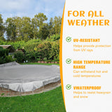 Tarps Heavy Duty Waterproof 10x12 FT,Sliver 12 Mil Large Tarps with Grommets and Reinforced Edges,UV Resistant,Tear&Fade Resistant,Finished for Outdoors Patio Boat,Roof,Camping,10x12 FT