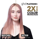 ghd Platinum+ Styler ― 1" Flat Iron Hair Straightener, Professional Ceramic Hair Styling Tool for Stronger Hair, More Shine, & More Color Protection ― Black