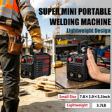 Hpoouo 200Amp 20PCS Rods Stick Welder, Super MINI Portable Welding Machine