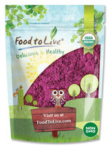 Food to Live - Organic Red Dragon Fruit Powder, 2 Pounds - Non-GMO, Freeze-Dried Pitaya, Raw Pitahaya, Vegan Superfood, Bulk, Non-Irradiated, Rich in Vitamins and Minerals