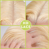 JILCA 30 Inch 613 Lace Front Wig Human Hair 200 Density Blonde Wig Human Hair 613 HD Lace Frontal Wig 13x6 Body Wave Lace Front Wigs Human Hair Pre Plucked Blonde Wigs For Women 613 Wig With Baby Hair