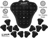LVAP Urinal Screen Deodorizer (12-Pack) - Anti-Splash Urinal Cakes, Toilet Deodorizer, Urinal Screens for Commercial Restrooms, 5,000 Flushes, Citrus Scent