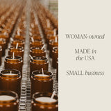 Sweet Water Decor Hello Fall Candle, 9oz Amber Jar, Autumn Scents for Home