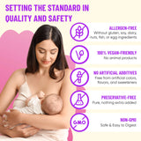 Mama's Select Organic Fenugreek Capsules – Natural Herbal Lactation Supplement to Boost Milk Supply, Vegan Digestive Health Aid, Allergen-Free & Non-GMO, USA-Made for Breastfeeding Moms