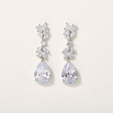SWEETV Marquise Wedding Earrings for Brides, Bridesmaids