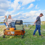 Timber Ridge 51.2'' Extended Collapsible Wagon Cart with Brakes