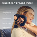 TheraGun Therabody Sense Percussion Massage Gun - Deep Tissue Personal Massager with Preloaded Routines for Stress Relief, Pain Relief & Muscle Soreness in Neck, Back, Leg and Knee (Black)