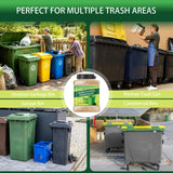 Outdoor Trash Can Deodorizer 2.6 lbs, Industrial Strength Garbage Odor Eliminator & Moisture Absorber for Trash Cans, Outdoor Waste Bins & Recycling Containers, Heavy Duty Long Lasting Odor Control
