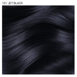 Adore Semi Permanent Hair Color - Vegan and Cruelty-Free Black Hair Dye - 4 Fl Oz - 121 Jet Black (Pack of 2)