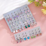 16 Pairs Hypoallergenic Silver Small Hoop Dangle Earrings Set for Girls