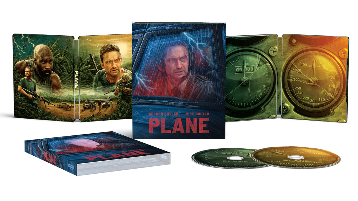 Plane 4K + Bluray + Digital Amazon Exclusive Steelbook [Blu-ray]