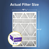 Filtrete 20x25x5 Air Filter MERV 12, MPR 1550 Certified Asthma & Allergy Friendly 1-Pack, Fits Trion AirBear, AC Furnace HVAC Filters, Pleated Electrostatic (Actual Size 19.56 x 24.13 x 4.75 in)