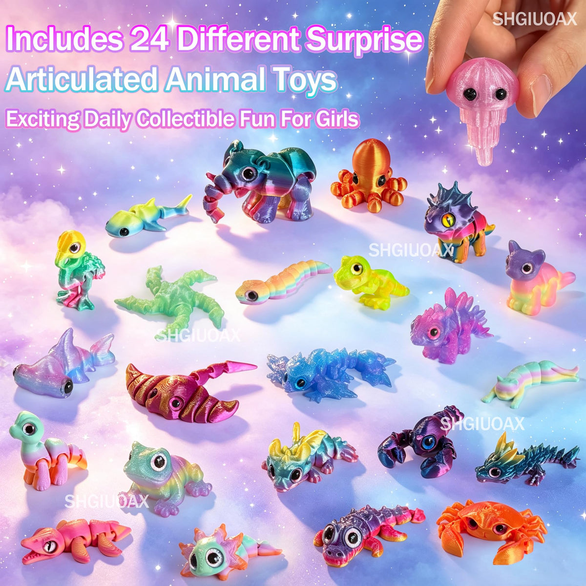Advent Calendar 2026 for Girls, 24 Days of Christmas Countdown Calendar