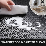 Office Chair Mat for Hard Floor, 50"x60" Large Computer Chair Mat, Unique Y-Shaped Pattern Floor Protector Rug for Rolling Chairs, Anti-Slip PVC Desk Floor Mat for Work, Home, Gaming