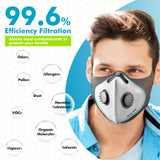 BASE CAMP M PRO Dust Mask, All day Comfortable Reusable Respirator Mask for Dust, Safety Work Mask for Woodworking