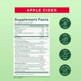 Bloom Nutrition Superfood Greens Powder, Digestive Enzymes with Probiotics and Prebiotics, Gut Health, Bloating Relief for Women, Chlorella, Green Juice Mix with Beet Root Powder, 25 SVG, Apple Cider