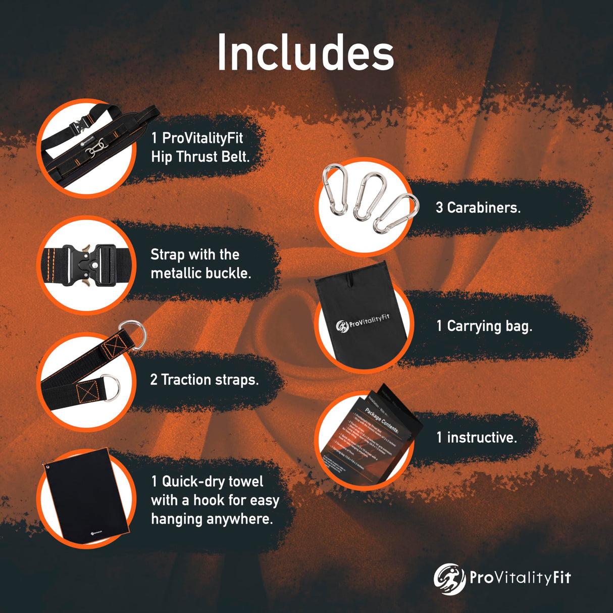 Hip Thrust Belt for Women & Men – Glute Workout Equipment for Dumbbells, Kettlebells, Plates – Heavy Duty Booty Builder, Dip Belt Kit - Adjustable, Home/Gym Use