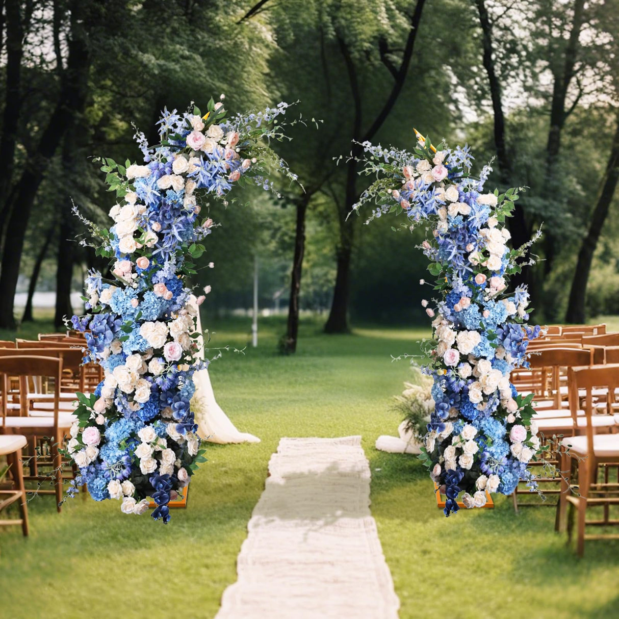 Wedding Flower Arch Stand Gold Half Arch 2pc Curved Backdrop Stand 6.2&6.9 Ft For Wedding Ceremony Bridal Shower Heart Arch Stand For Proposal Climbing Plants Garden Arch Party Decorations