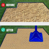 Moosefield Fully Welded Steel Heavy Duty Soil &A sphalt Tamper 8"x8" with 45 inch Handle Garden Landscaping Hand Rammer Compactor for Earth, Gravel and Dirt Pavement Compaction Paver Tool Trash Tamper