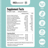 IBDassist™ Gut Support Capsule - Gut Health & Digestion Supplement - Constipation & Occasional Bloating Relief for Women & Men* - Complete with Vitamin D3, A, E, Zinc & More - 30 Capsules