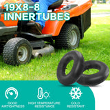 18x8.50-8 18x9.50-8 Lawn Mowers Tubes with TR13 Straight Valve Stem,Heavy Duty Replacement Inner Tubes for Garden Trailer Tractor Golf Cart