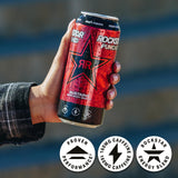 Rockstar Punched Energy Drink, Fruit Punch, 16 Fl Oz (Pack of 12) (Packaging May Vary)