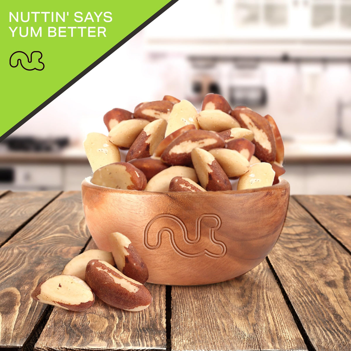 NUT CRAVINGS - Raw Brazil Nuts, Unsalted (16oz - 1 LB) No Shell, Whole
