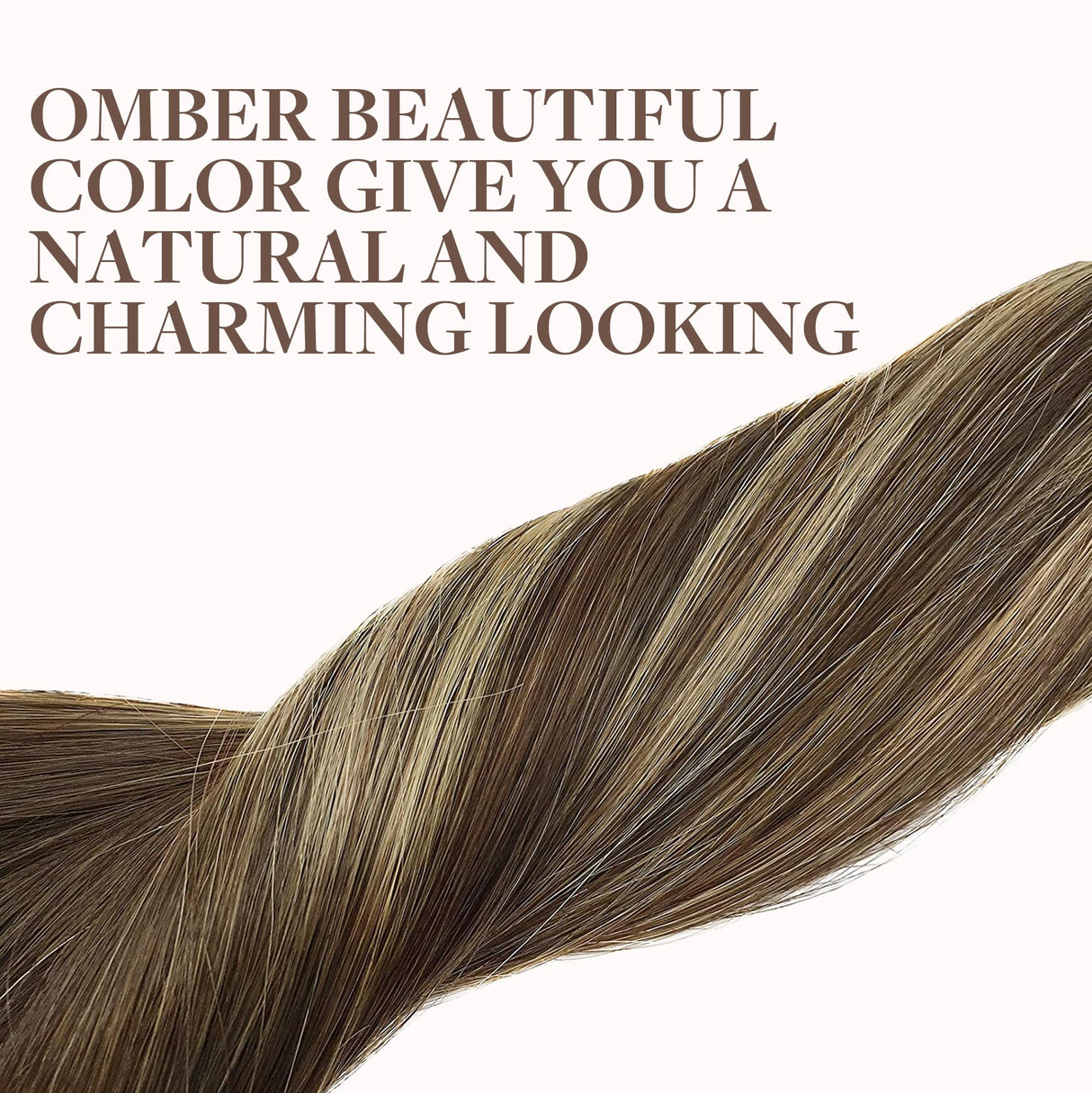 GOO GOO Clip in Hair Extensions Real Human Hair, Remy Human Hair Extensions Clip ins for Women, Natural Human Hair, 18inch 120g 7Pcs, 4/26/4 Balayage Chocolate Brown to Honey Blonde