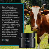 Forge Skin The Men's Wrinkle Defense Beef Tallow Balm for Skin | Beef Tallow for Skin Face Mens Skin Care Anti-Aging Cream Facial Skincare Face Moisturizer for Men |Mens Face Moisturizer Beef Tallow