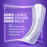 Always Discreet Adult Incontinence Pads for Women, Extra Heavy Absorbency, Long Length, Postpartum Pads, 112 CT