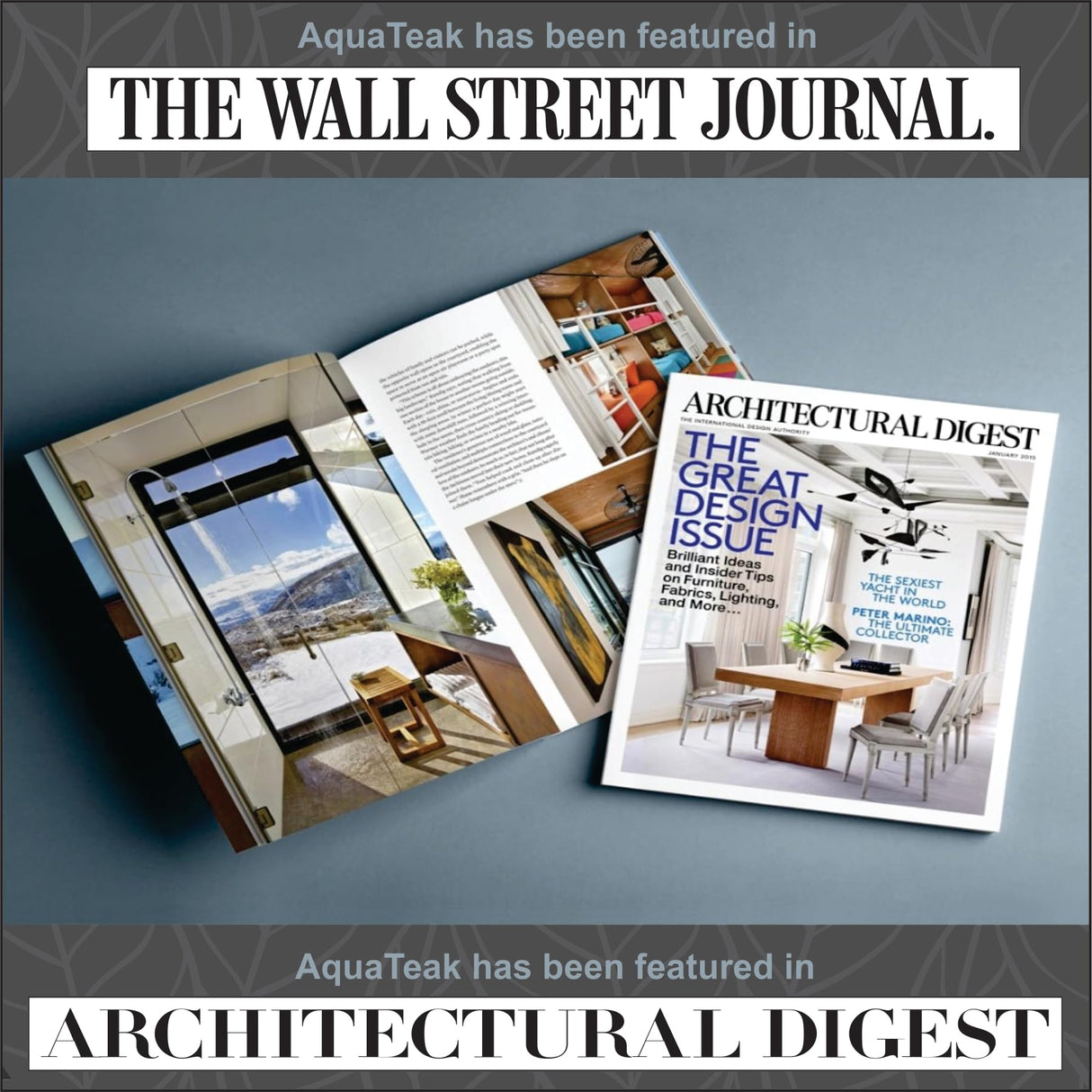 AquaTeak The Original 18" Asia Teak Shower Bench