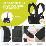 SHAPERKY Posture Corrector for Back Support: Relief Shoulder Lumbar Upper Lower Pain for Hunchback Scoliosis - Adjustable Back Brace for Women & Men (Small/M)
