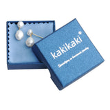 Freshwater Cultured White Baroque Pearl Dangling Drop Earrings for Women