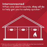 Kidde Hardwired Smoke & Carbon Monoxide Detector, AA Battery Backup, Interconnectable, LED Warning Light Indicators