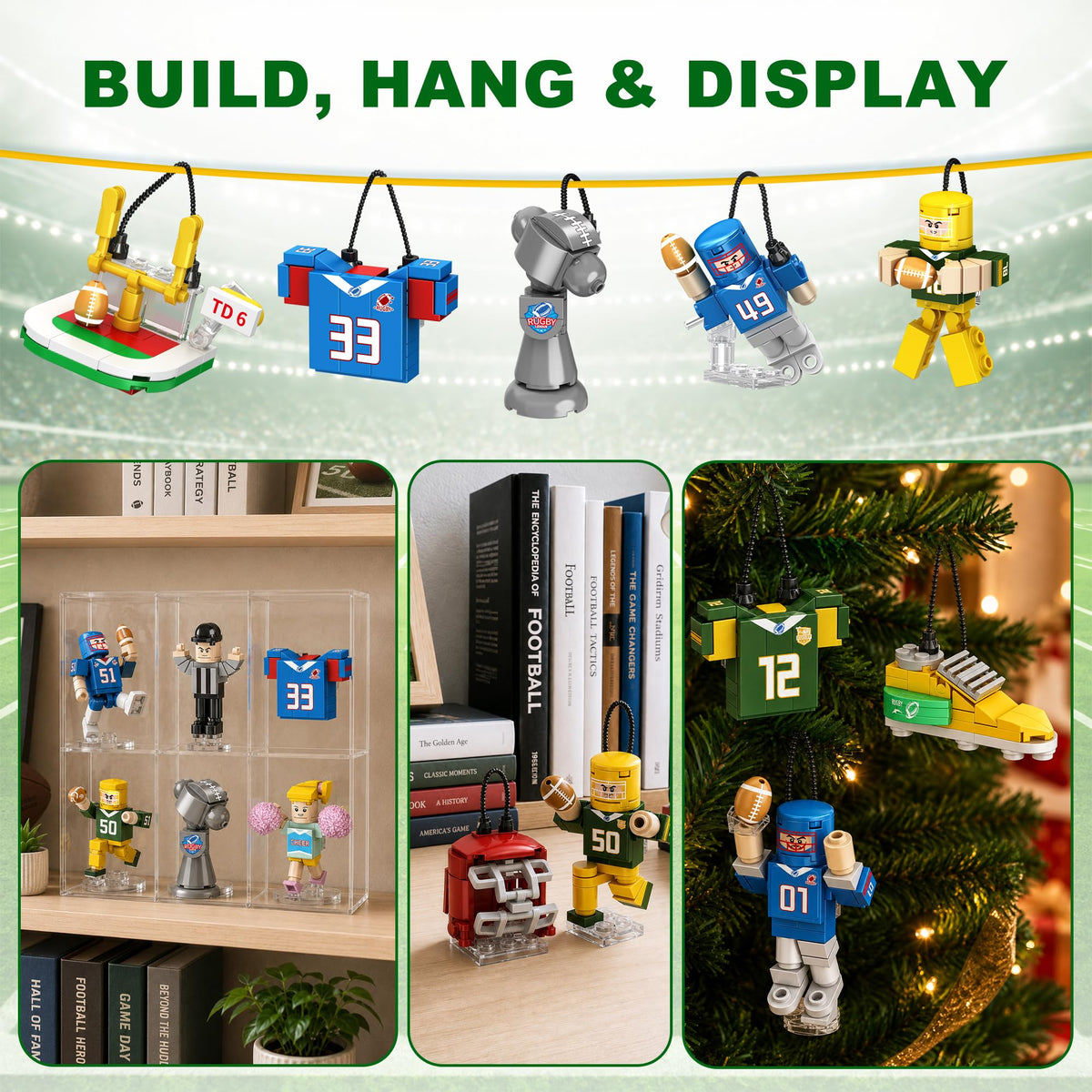 Football Advent Calendar 2026, 24 Days Building Blocks for Kids
