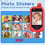 Gocina Kids Smart Phone， Toddler Christmas Birthday Gift for Age 3-10, Touchscreen Kids Cell Phone Toy with Cameras, Learning, Music, Games and 32 GB Card