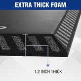 WORKPRO Extra Thick Kneeling Pad, Black, 28 x 16 x 1.2in